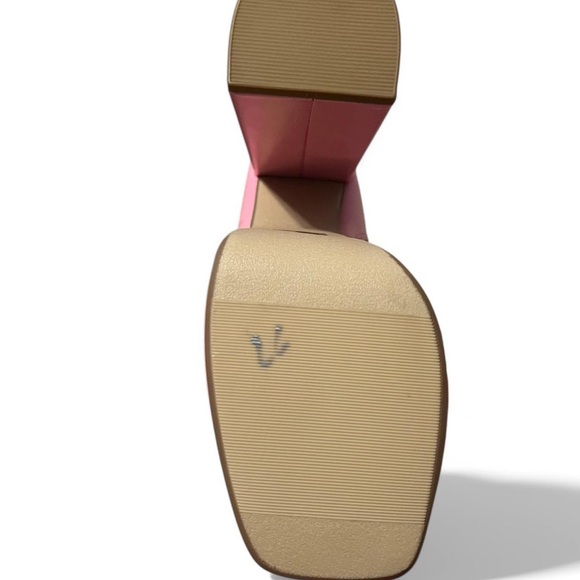 Soda Pink Platform Ankle Boots - Picture 6 of 6